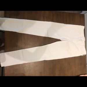 white denim jeans